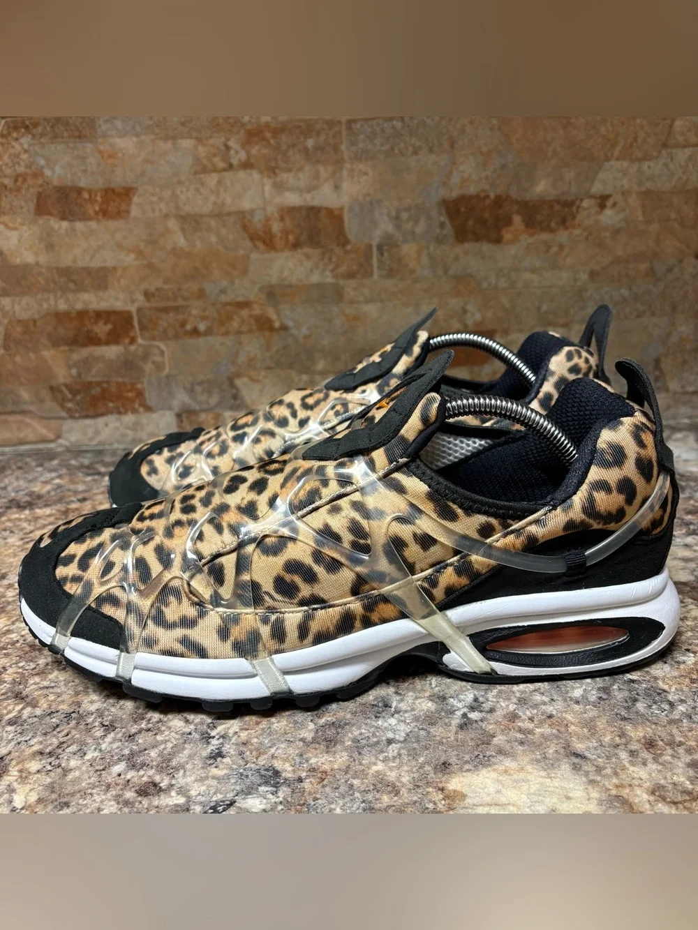 Nike Air Kukini Leopard Print Men's Slip-On Sneakers Size 12